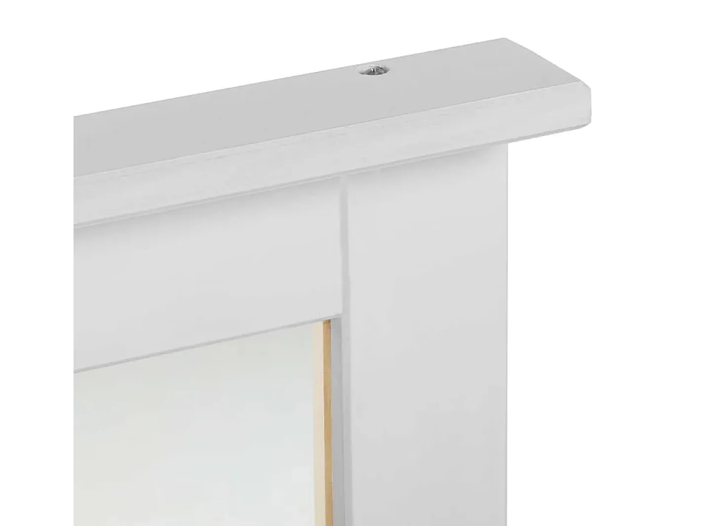 Outlet Espejo VIGO 55,5 x 5 x 70 cm Madera maciza de pino Blanco