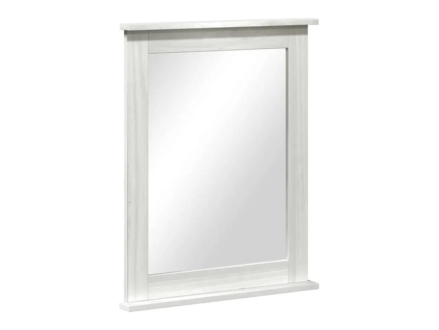 Outlet Espejo VIGO 55,5 x 5 x 70 cm Madera maciza de pino Blanco