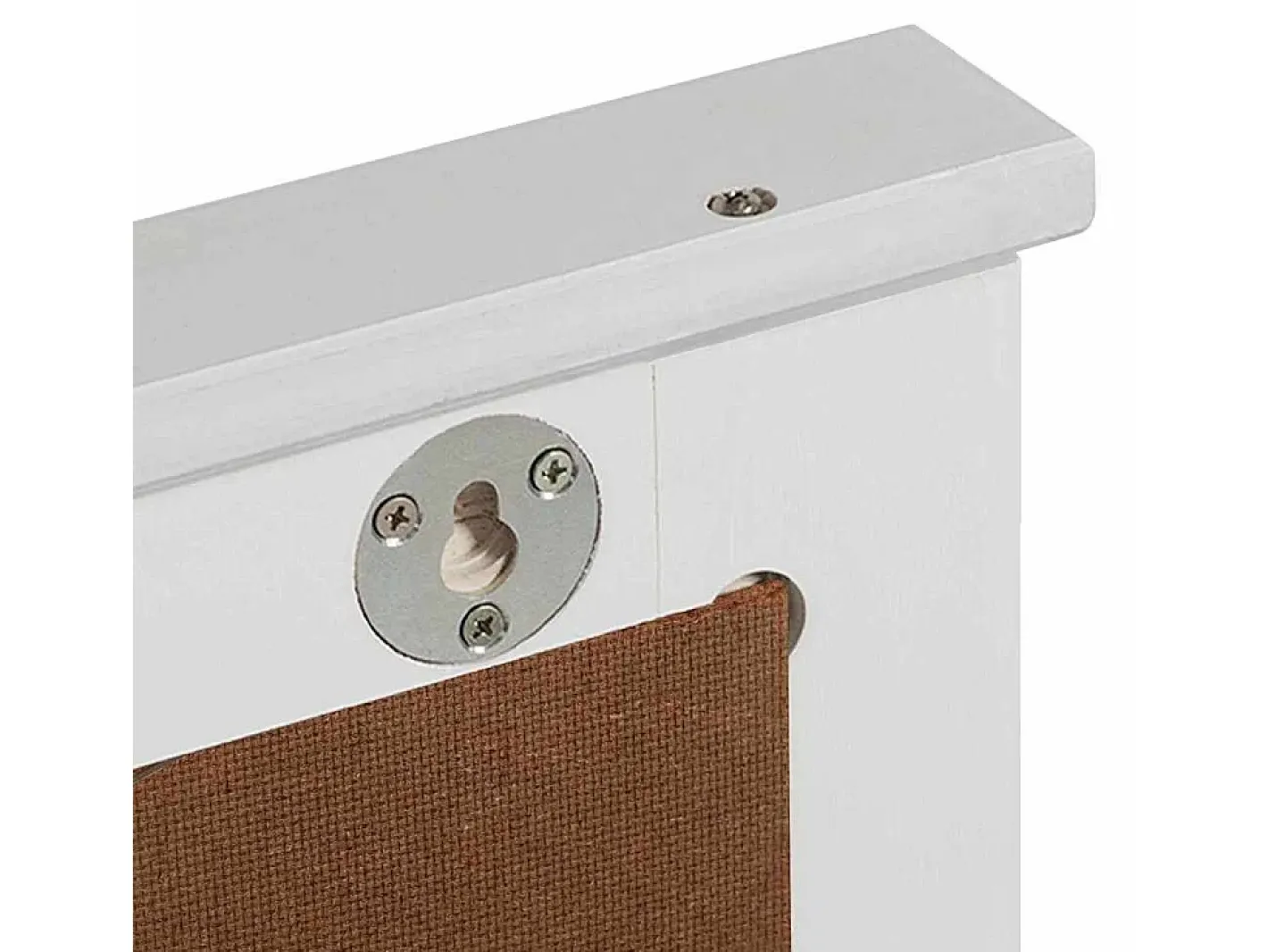 Outlet Espejo VIGO 55,5 x 5 x 70 cm Madera maciza de pino Blanco