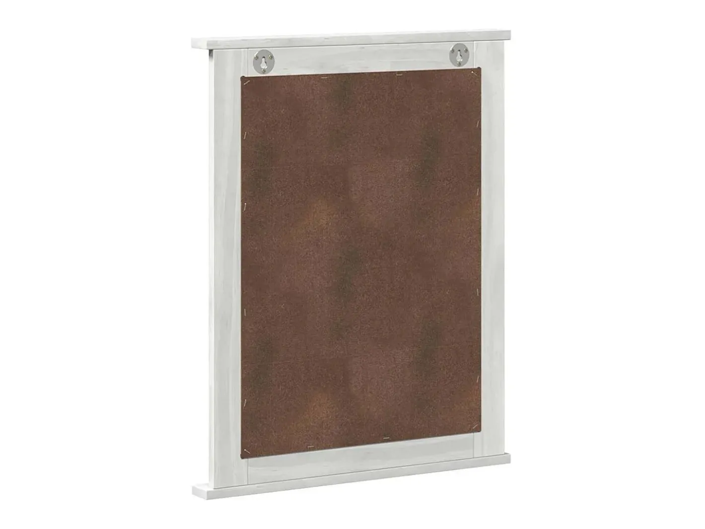 Outlet Espejo VIGO 55,5 x 5 x 70 cm Madera maciza de pino Blanco