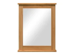 Espejo VIGO Marrón Miel 55,5 x 5 x 70 cm Madera Maciza de Pino Marru00f3n
