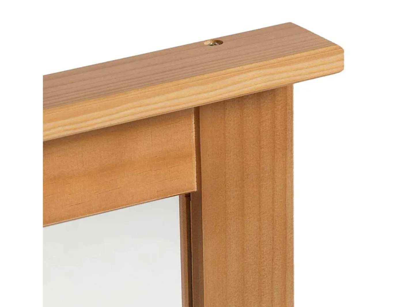 Espejo VIGO Marrón Miel 55,5 x 5 x 70 cm Madera Maciza de Pino Marru00f3n