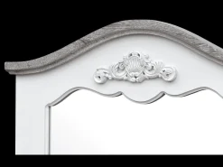 Espejo De Pared|Espejo-Espejo 60x85x4 cm marco Rimini riw053 Blanco