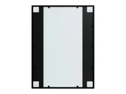 Clearance Espejos de pared 3 piezas 80x60 cm metal Negro