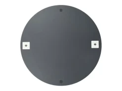 Sale Espejos de pared 2 piezas 50 cm Cristal redondo Plateado