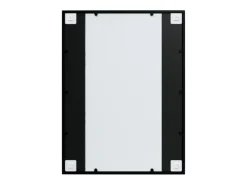 Espejo De Pared|Espejo-Espejos de pared 2 piezas 80x60 cm metal Negro
