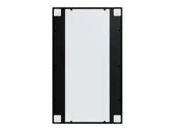 New Espejos de pared 6 piezas 100x60 cm metal Negro