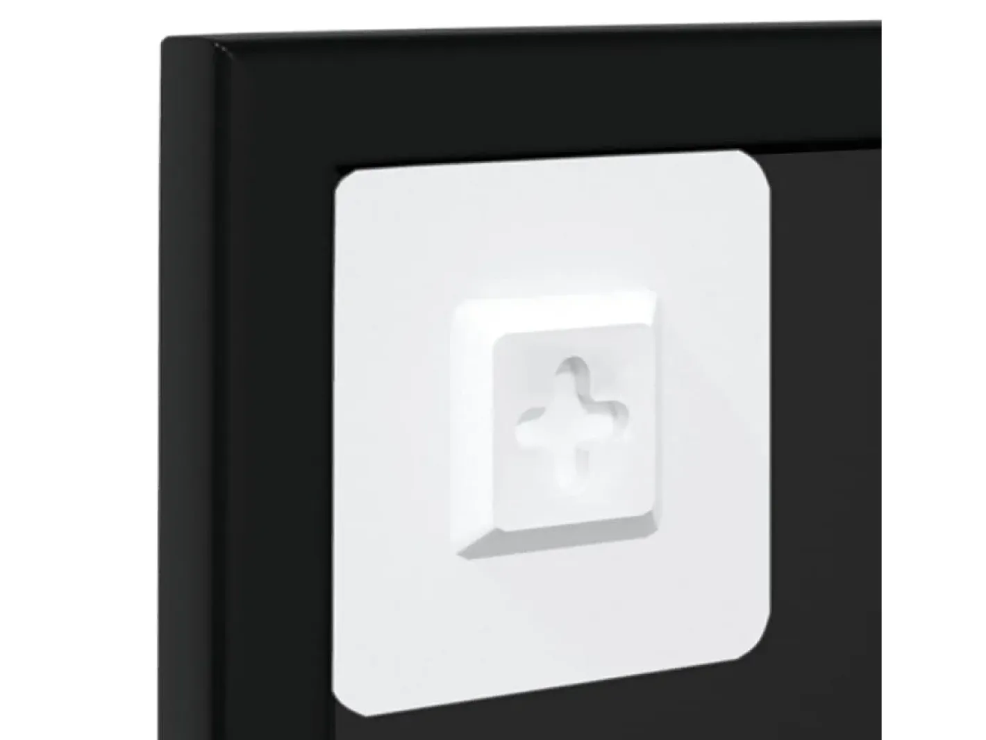 New Espejos de pared 6 piezas 100x60 cm metal Negro