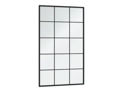 Discount Espejos de pared 3 piezas 100x60 cm metal Negro