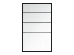 Espejos de pared 2 uds metal 100x60 cm ES870884 Negro Best