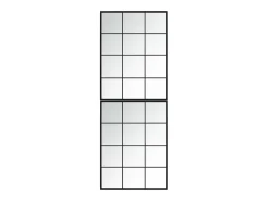 Hot Espejos de pared 2 uds metal 80x60 cm ES250168 Negro