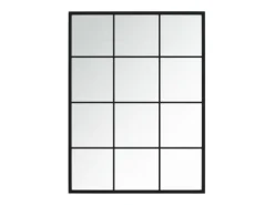 Hot Espejos de pared 2 uds metal 80x60 cm ES250168 Negro