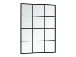 Hot Espejos de pared 2 uds metal 80x60 cm ES250168 Negro