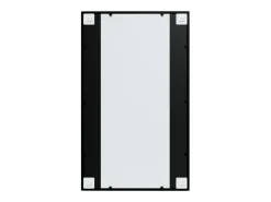 Espejos de pared 4 uds metal 100x60 cm ES813616 Negro New