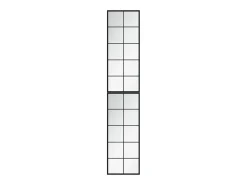 Espejo De Pared|Espejo-Espejos de pared 2 uds metal 100x40 cm ES877640 Negro