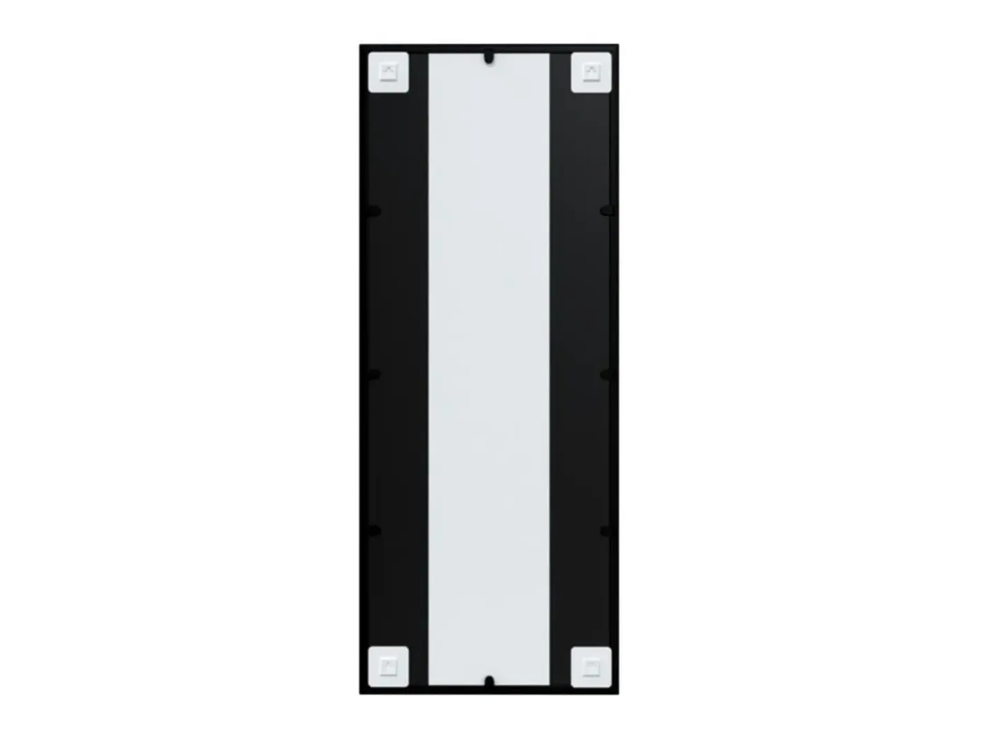 Espejo De Pared|Espejo-Espejos de pared 2 uds metal 100x40 cm ES877640 Negro