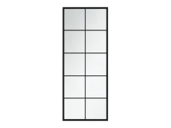 Espejo De Pared|Espejo-Espejos de pared 2 uds metal 100x40 cm ES877640 Negro
