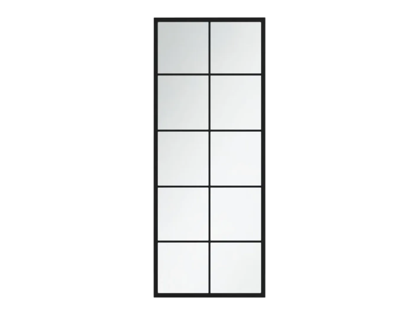Espejo De Pared|Espejo-Espejos de pared 2 uds metal 100x40 cm ES877640 Negro