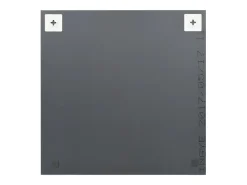 Espejo De Pared|Espejo-Espejos de pared cuadrados 2 unidades vidrio 50x50 cm ES698397 Plateado