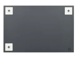 Espejos de pared rectangulares 2 unidades vidrio 60x40 cm ES525863 Plateado Online