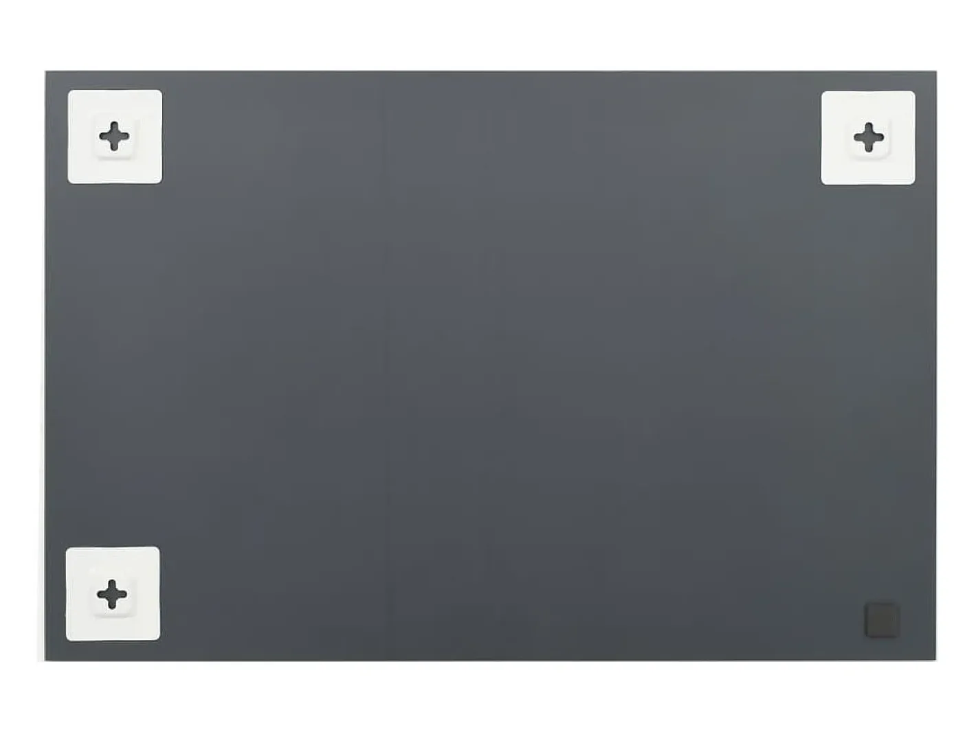 Espejos de pared rectangulares 2 unidades vidrio 60x40 cm ES525863 Plateado Online