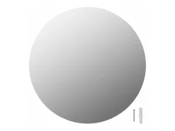 Espejos de pared redondos 2 unidades vidrio 40 cm ES401574 Plateado Clearance