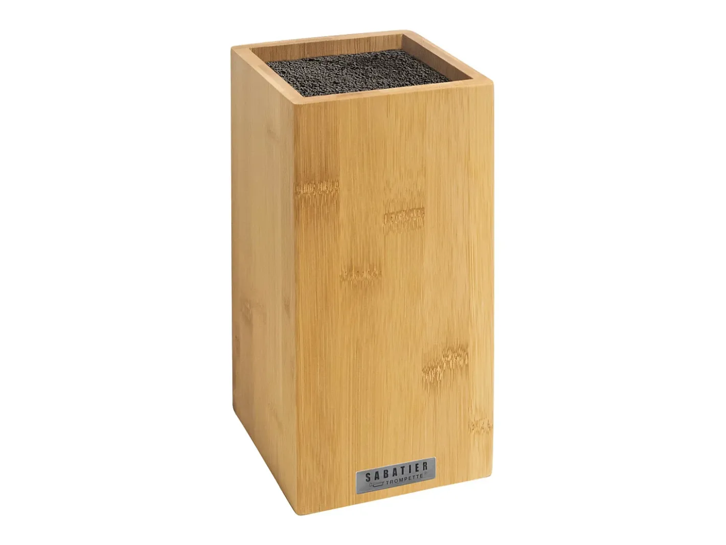 Sabatier Trompette Cubierto-Essentiel - Bloque de bambú con 5 cuchillos de cocina