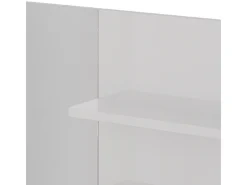 Vicco Espejo-Estante con espejo alto brillo 119.8x11x70 Blanco