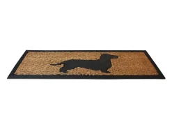 Best For Boots Felpudo-Estera de coco 75 x 25 cm Perro Marru00f3n