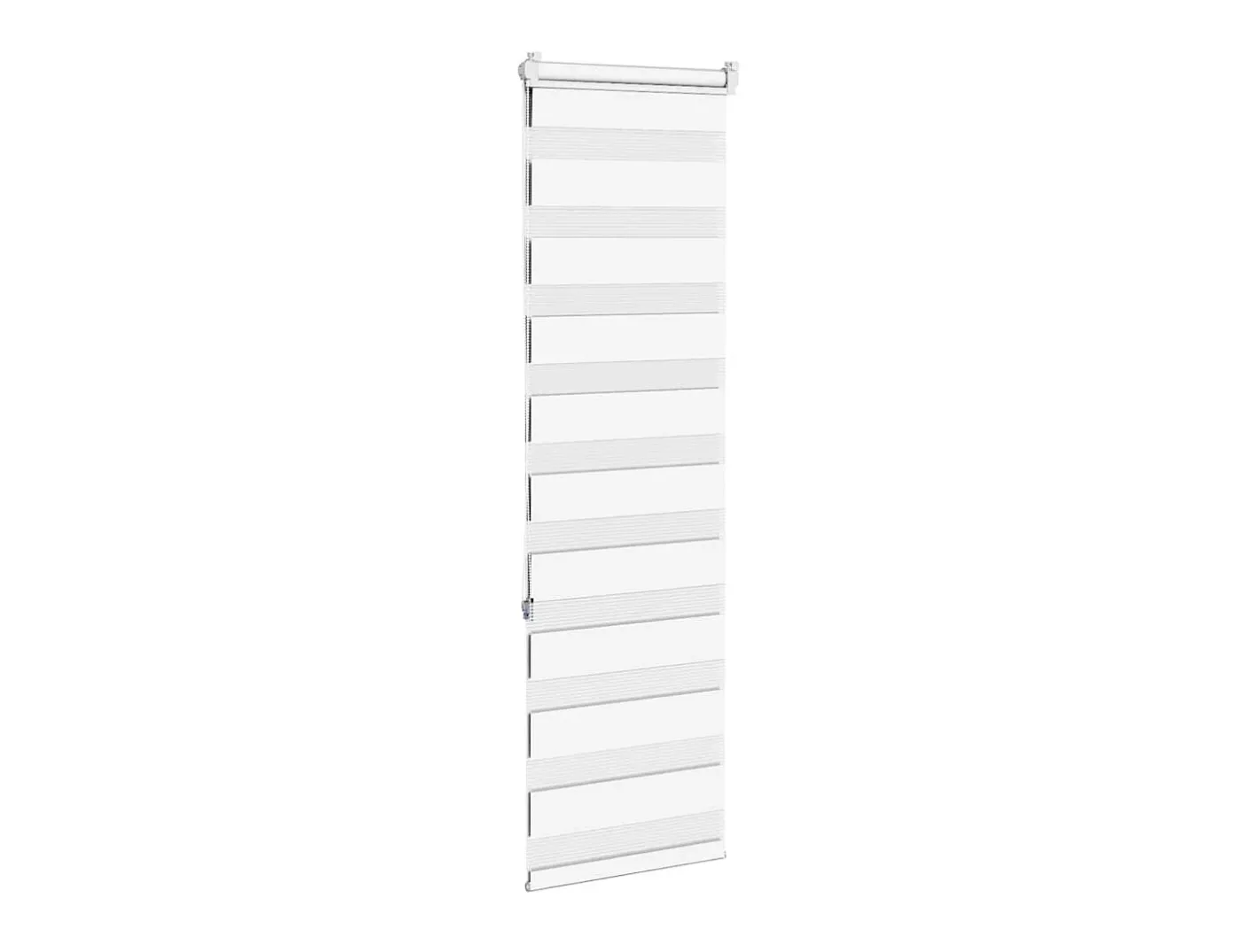 Estor cebra 40x150 cm ancho tejido 35,9 cm poliéster Blanco Sale