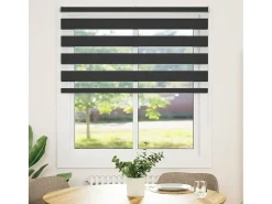 Sale Estor cebra 130x150 cm ancho tejido 125,9 cm poliéster Negro