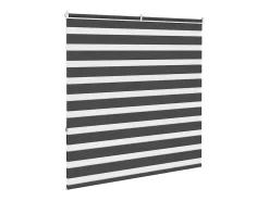 Sale Estor cebra 140x150 cm ancho tela 135,9 cm poliéster Negro