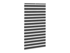 Discount Estor cebra 135x200 cm ancho tela 130,9 cm poliéster Negro