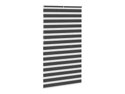 Ropa De Casa-Estor cebra 120x200 cm ancho tela 115,9 cm poliéster Negro