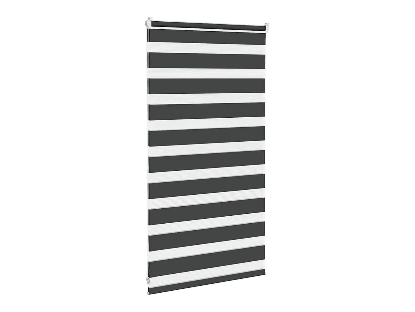Best Estor cebra 75x100 cm ancho tela 70,9 cm poliéster Negro