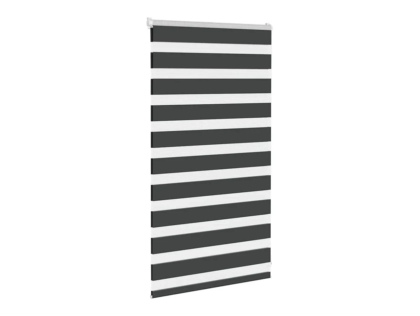 Best Estor cebra 75x100 cm ancho tela 70,9 cm poliéster Negro