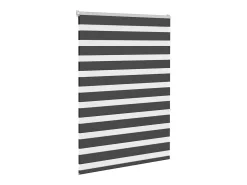 Ropa De Casa-Estor cebra 115x150 cm ancho tela 110,9 cm poliéster Negro