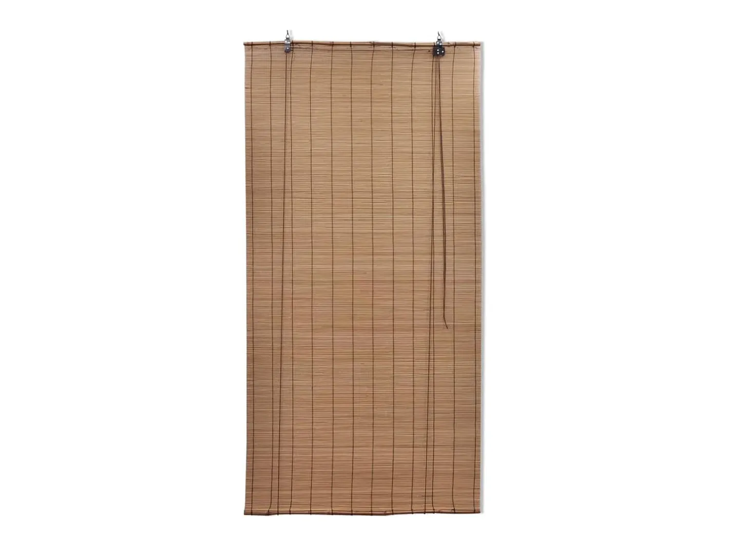 Ropa De Casa-Estor enrollable de bambú marrón 120x160 cm Marru00f3n