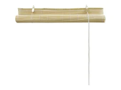 Estor enrollable de bambú 140x220 cm Natural Marru00f3n Best