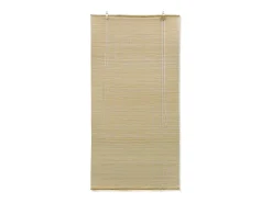 Estor enrollable de bambú 140x220 cm Natural Marru00f3n Best