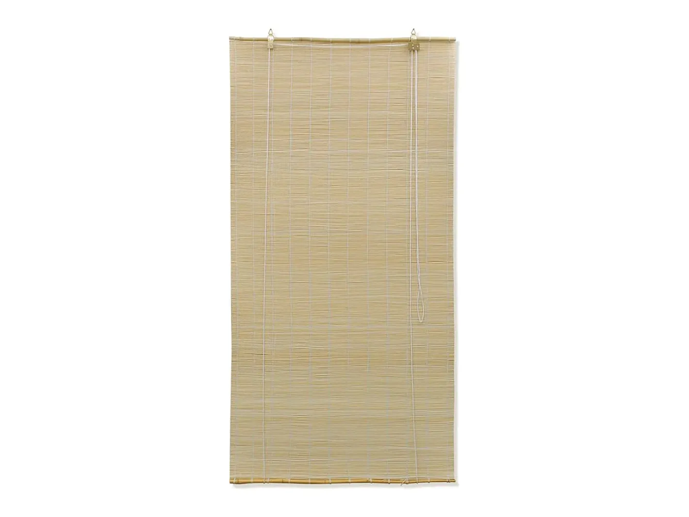 Ropa De Casa-Estor enrollable de bambú 100 x 220 cm Natural Marru00f3n
