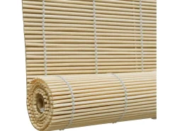 Ropa De Casa-Estor enrollable de bambú 100 x 220 cm Natural Marru00f3n