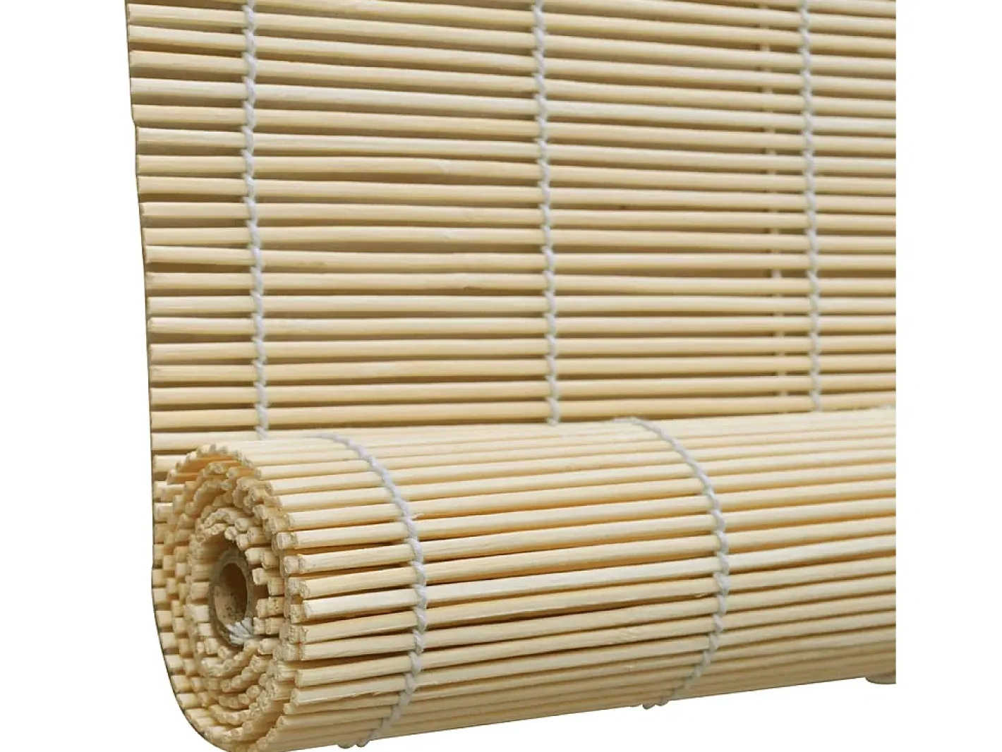 Ropa De Casa-Estor enrollable de bambú 100 x 220 cm Natural Marru00f3n