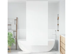 New Estor enrollable de ducha con casete de tela ancho 96 cm Blanco