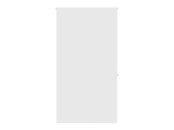 Estor enrollable de ducha 130x240 cm ancho de tela 126 cm Blanco