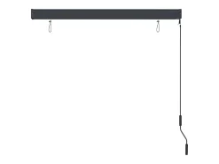 Outlet Estor enrollable de exterior 140 x 250 cm Antracita Gris