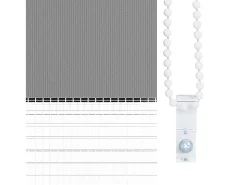 Ropa De Casa-Estor enrollable de 120 x 230 cm Gris