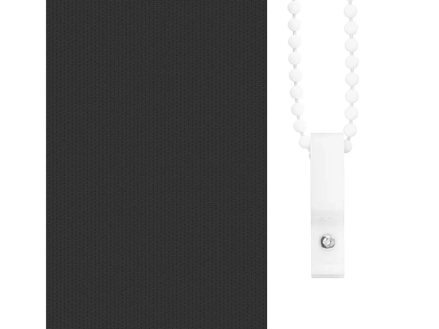 Hot Estor enrollable opaco 80 x 175 cm Negro