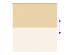 Estor enrollable opaco 140 x 175 cm marrón Marru00f3n Hot