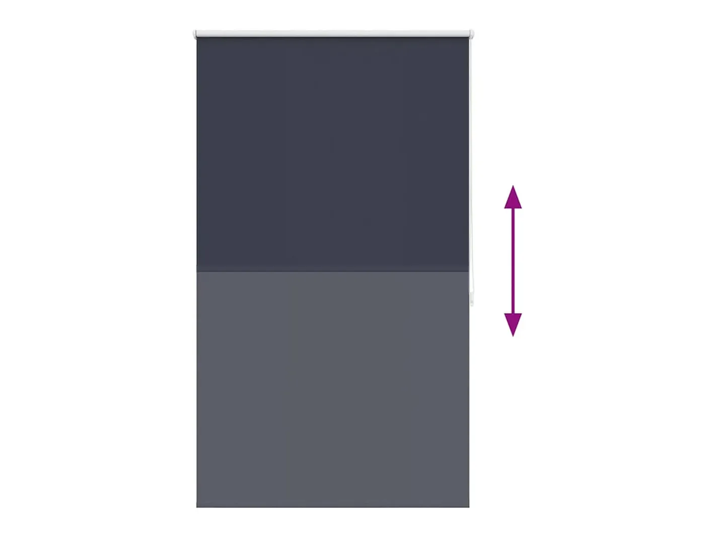 Ropa De Casa-Estor enrollable opaco 80 x 175 cm Azul